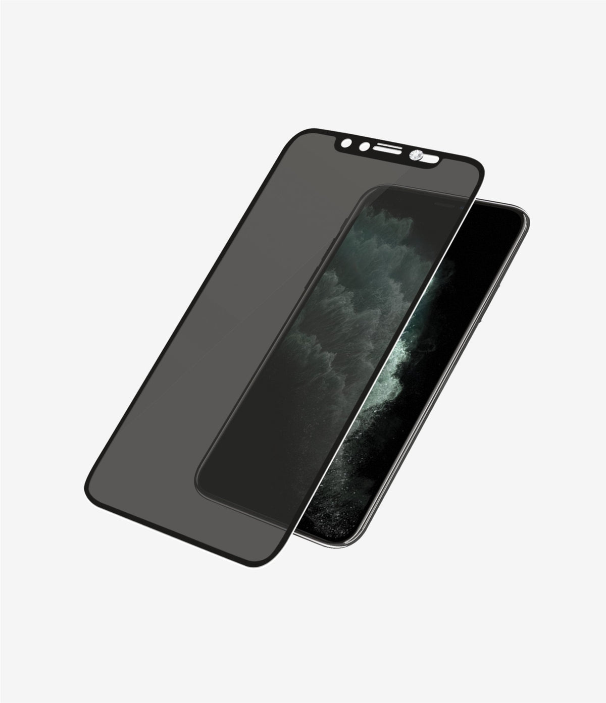[OPEN BOX] PANZERGLASS Swarovski CamSlider Privacy Screen Protector for iPhone 11 Pro Max - Black