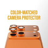 PanzerGlass Fender Camera Protector for iPhone 17 Pro| Lens Camera Protector, Additional Bezel Strength, Non-Fading Color Match Silver, Easy Install - Silver