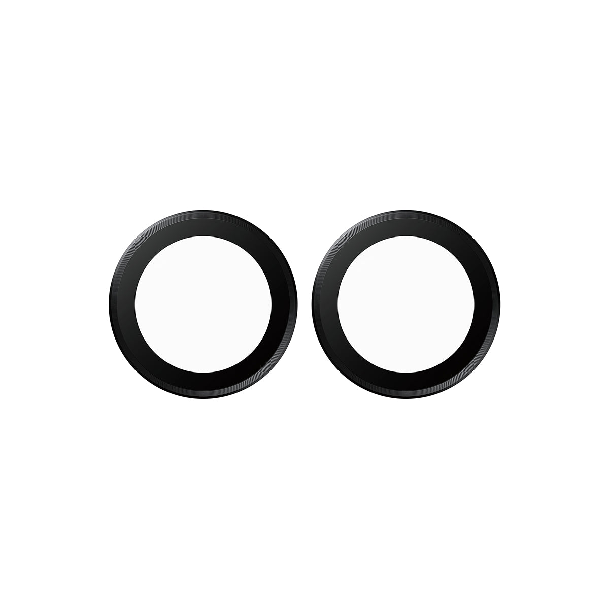 PanzerGlass Hoops Ceramic Camera Lens Protector for iPhone Duo | Ceramic Glass, Aluminum Frame, Scratch & Shock Resistant, Easy Applicator