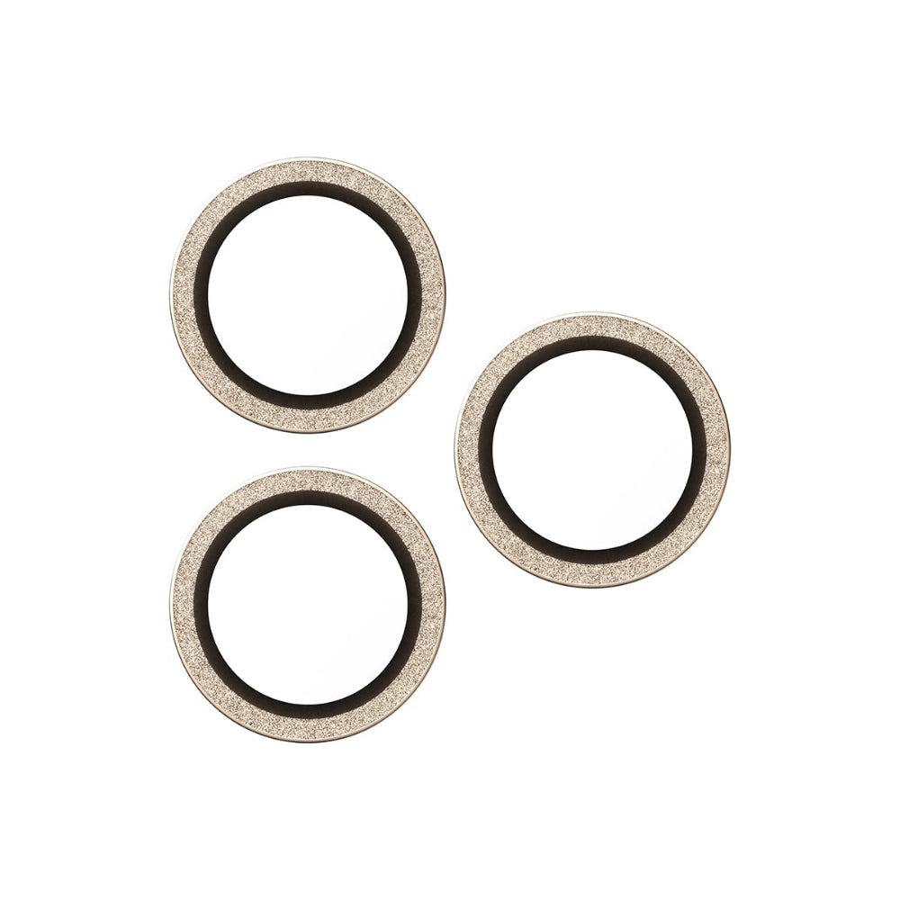 PanzerGlass iPhone 17 Pro Max / 17 Pro / 16 Pro Max / 16 Pro Camera Lens Protector Hoops, Rings w/ High Clarity, Anti-Scratch Anti-Fingerprint, No Image Distortion, Easy Install, Glitter Gold