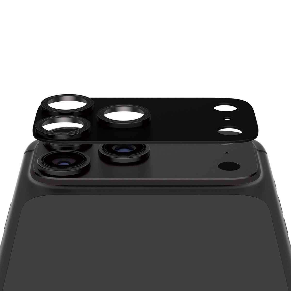 PanzerGlass iPhone 18 Pro FENDER Camera Protector | Full Camera Island Protection, Matte Aluminum Frame, Tempered Glass Lens Guard, Color-Matched, Scratch & Impact Protection, Black
