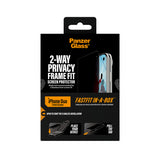 PanzerGlass iPhone Duo 2-Way Privacy Front Screen Protector