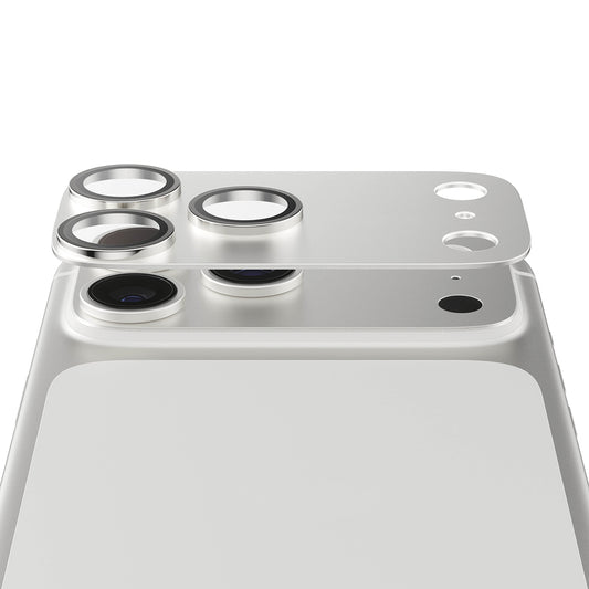 PanzerGlass Fender Camera Protector for iPhone 17 Pro| Lens Camera Protector, Additional Bezel Strength, Non-Fading Color Match Silver, Easy Install - Silver