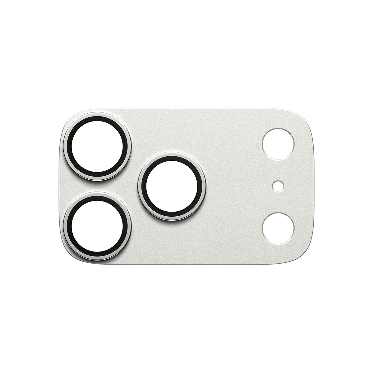 PanzerGlass Fender Camera Protector for iPhone 17 Pro| Lens Camera Protector, Additional Bezel Strength, Non-Fading Color Match Silver, Easy Install - Silver
