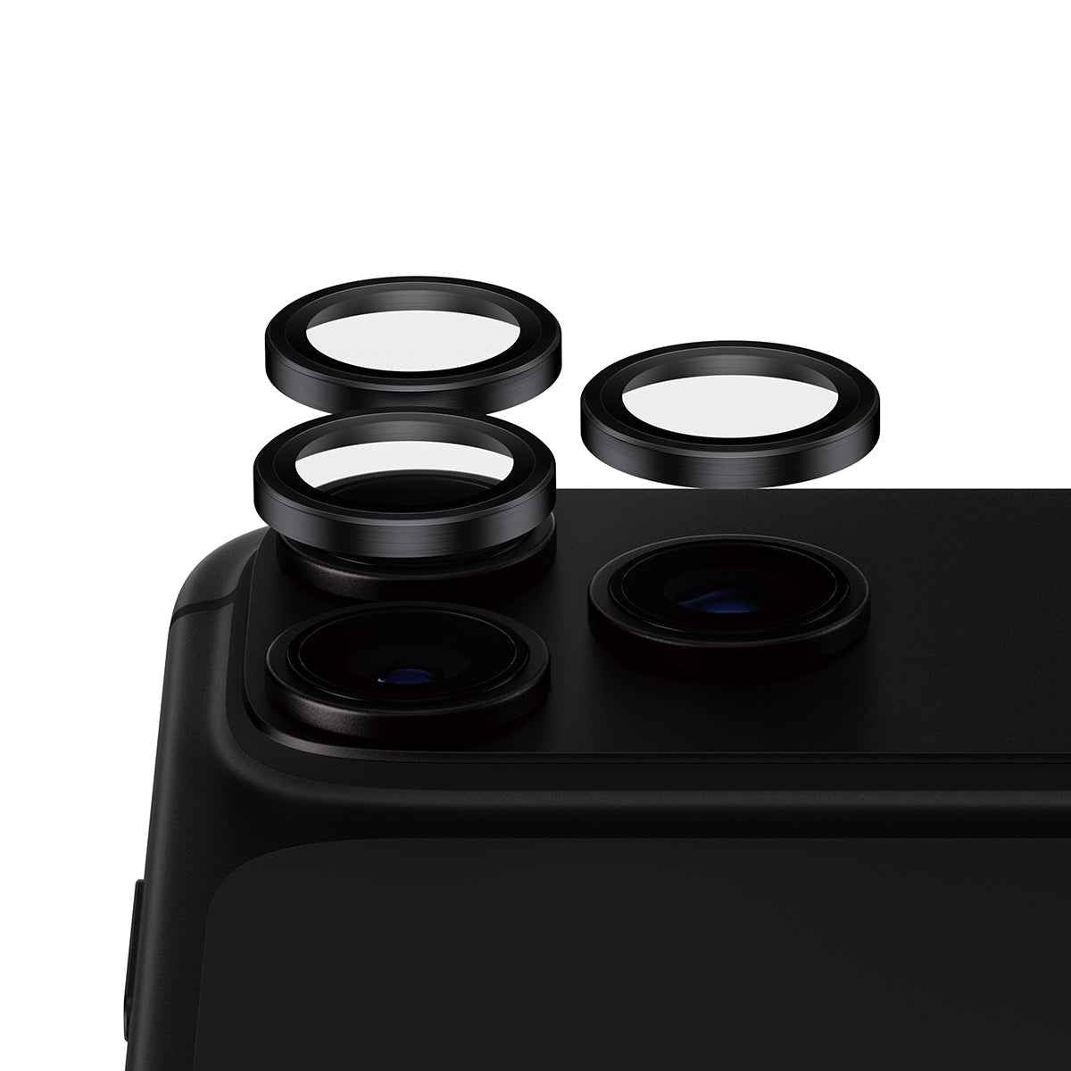 PanzerGlass iPhone 18 Pro and iPhone 18 Pro Max Ceramic Hoops Camera Lens Protectors| 5x Stronger Ceramic Lens Guards, Scratch & Shatter Protection, Integrated Applicator, Easy Install