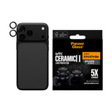 PanzerGlass iPhone 18 Pro and iPhone 18 Pro Max Ceramic Hoops Camera Lens Protectors| 5x Stronger Ceramic Lens Guards, Scratch & Shatter Protection, Integrated Applicator, Easy Install