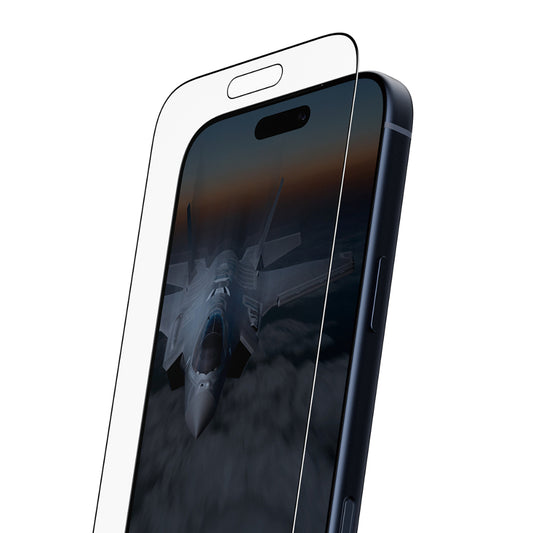 PanzerGlass iPhone 17 Pro Max Screen Protector 6.9" STEALTH, Full Screen Tempered Glass, Anti-Bluelight, Anti-Reflective, Drop/Scratch Protection, FastFit IN-A-BOX Easy Install -Clear