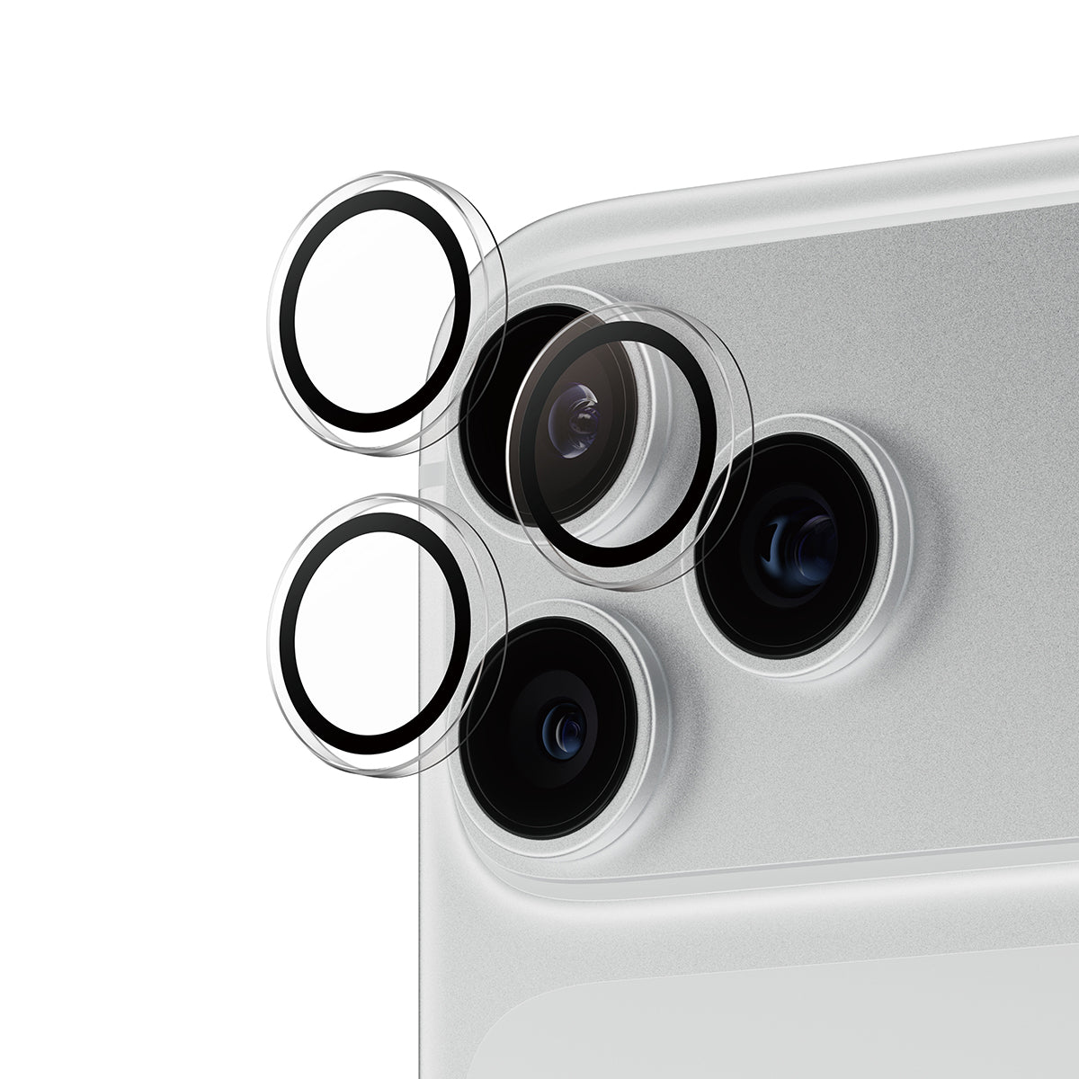 PanzerGlass iPhone 18 Pro and iPhone 18 Pro Max Hoops Camera Lens Protectors| Individual Lens Guards, Scratch & Shatter Protection, Integrated Applicator, Easy Install - Transparent