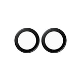 PanzerGlass Hoops Camera Lens Protector for iPhone Duo | Scratch & Shock Resistant Glass, Metal Frame, Easy Applicator, Black