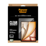 PanzerGlass Clear Screen Protector for iPad Air 13" M3/M2 & iPad Pro 13" M4| Full Screen Tempered Glass, Drop Scratch Protection, Anti-Fingerprint, No Bubbles w/ Easy Install Tool - Clear