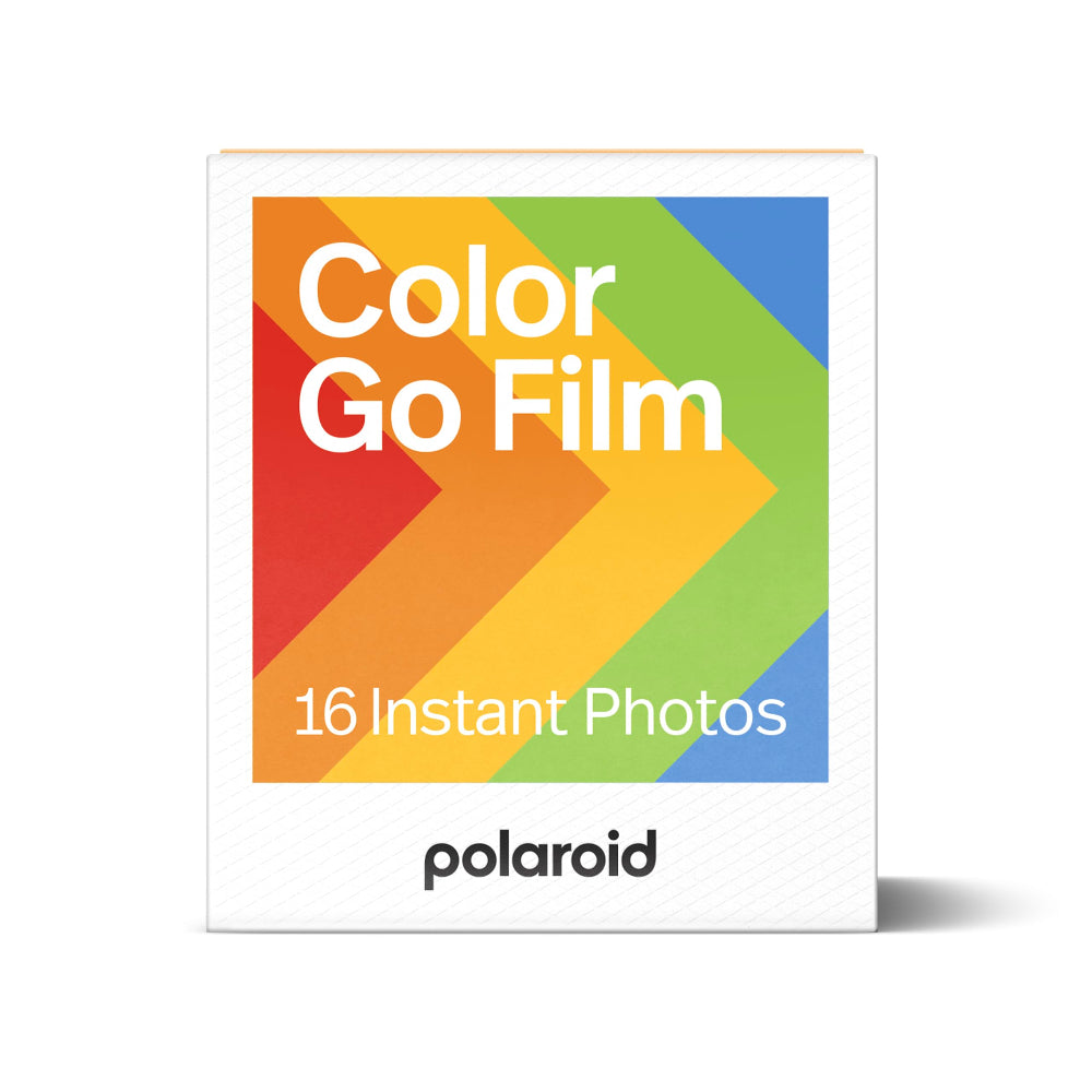 فيلم بولارويد جو الملون الفوري - عبوة مزدوجة (16 صورة) - أصغر فيلم لكاميرا بولارويد جو - إطار أبيض، تصميم أيقوني - وقت التحميض 10-15 دقيقة