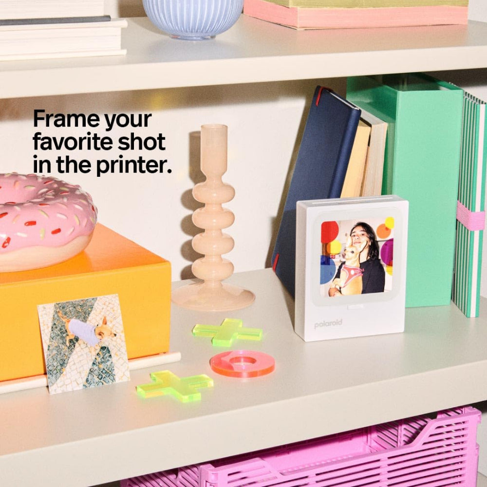 Polaroid Hi-Print Bundle| 3x3-inch Bluetooth Pocket Photo Printer + 60pcs Photo Sheets, Studio Quality Square Print, Fast 50-Sec Print from Smartphones