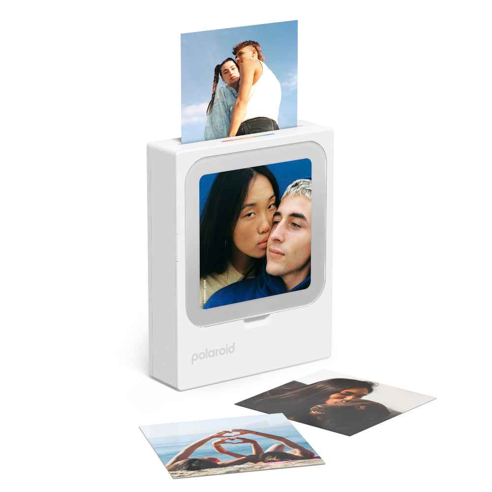 Polaroid Hi-Print Bundle| 3x3-inch Bluetooth Pocket Photo Printer + 60pcs Photo Sheets, Studio Quality Square Print, Fast 50-Sec Print from Smartphones