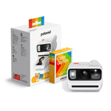 Polaroid Go Gen 3 Instant Camera Bundle | World's Smallest Analog Camera + 8 Color Films, Selfie Mirror, Self-Timer, Double Exposure, Powerful Flash, USB-C Rechargeable, for Kids & Adults, White
