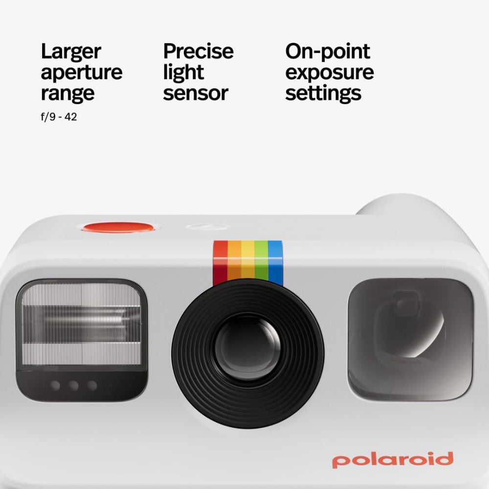 Polaroid Go Instant Camera Generation 2 - World's Smallest Analog Pocket Camera with Selfie Mirror, Self-Timer, Double Exposure, USB-C Rechargeable & Polaroid Go Film Compatible - Black