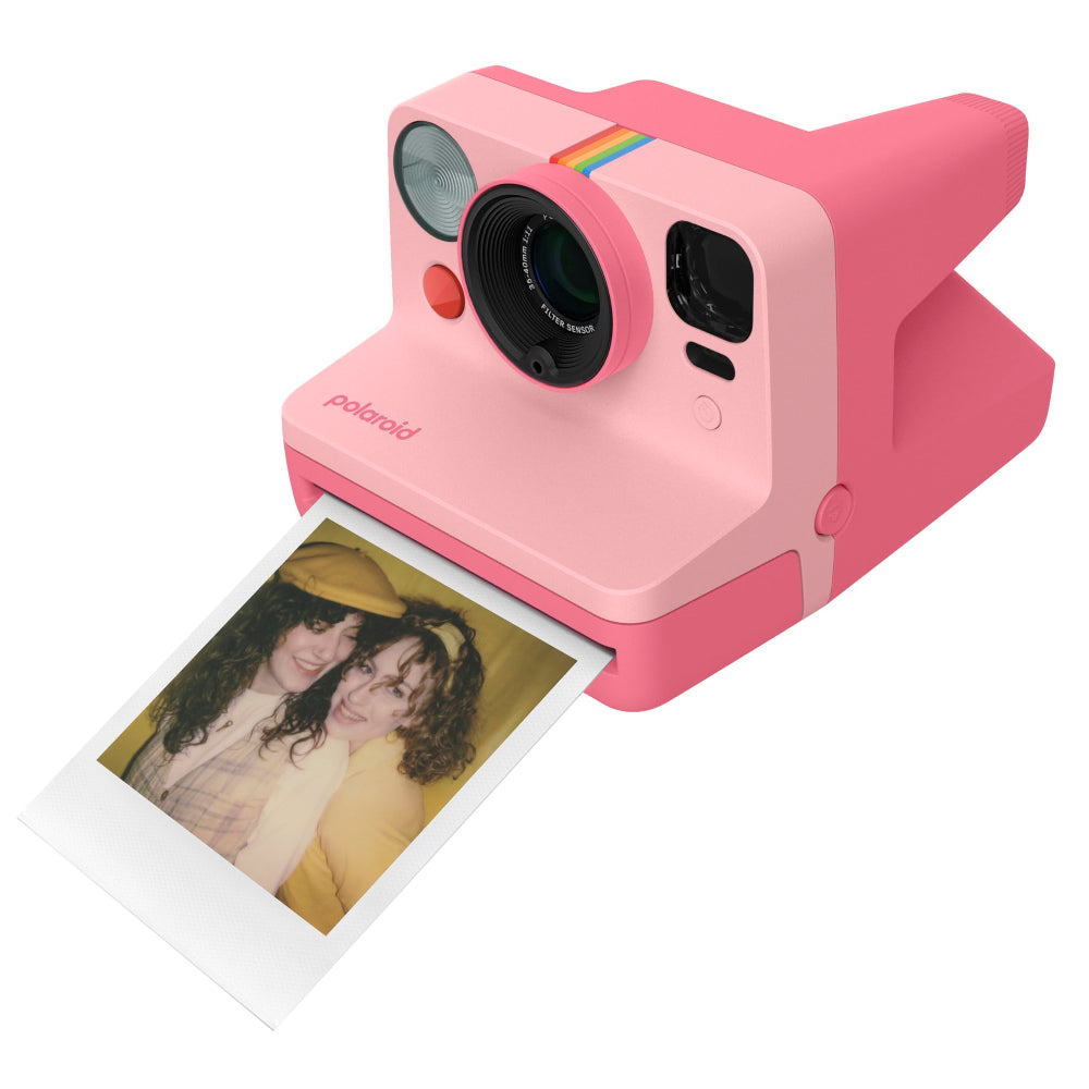 Polaroid Now Gen 3 Instant Camera| Two-Lens Autofocus, Self-Timer, Double Exposure, Flash, USB-C, Works w/ i-type and 600 Films, for Gen Z, Millenials, Teens - Pink