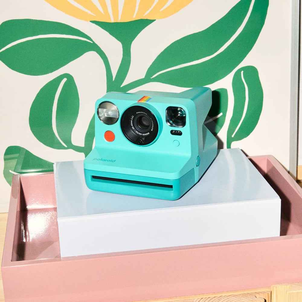 Polaroid Now Gen 3 Instant Camera| Two-Lens Autofocus, Self-Timer, Double Exposure, Flash, USB-C, Works w/ i-type and 600 Films, for Gen Z, Millenials, Teens - Teal