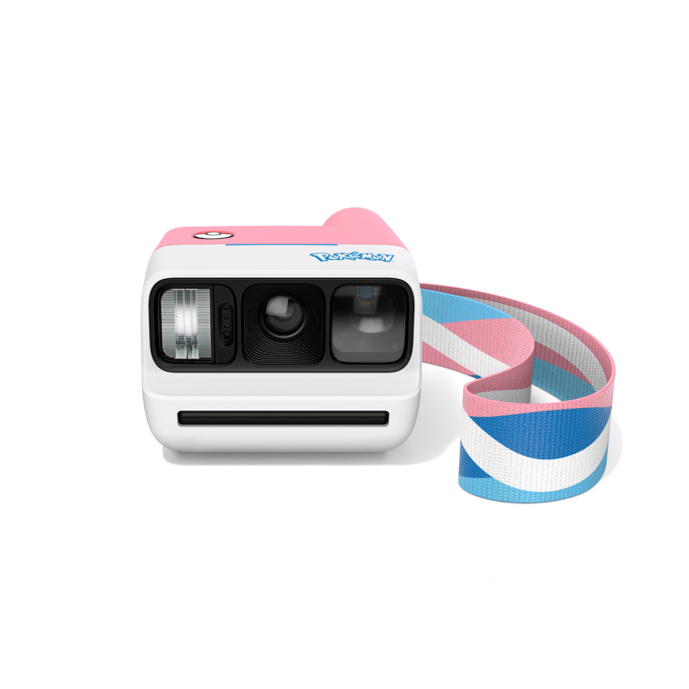 Polaroid Go Gen 3 Pokémon Edition Instant Camera | Pocket Analog Camera, Selfie Mirror, Self-Timer, Double Exposure, Strong Flash, 63.75mm Lens, USB-C, Custom Lanyard - Sylveon