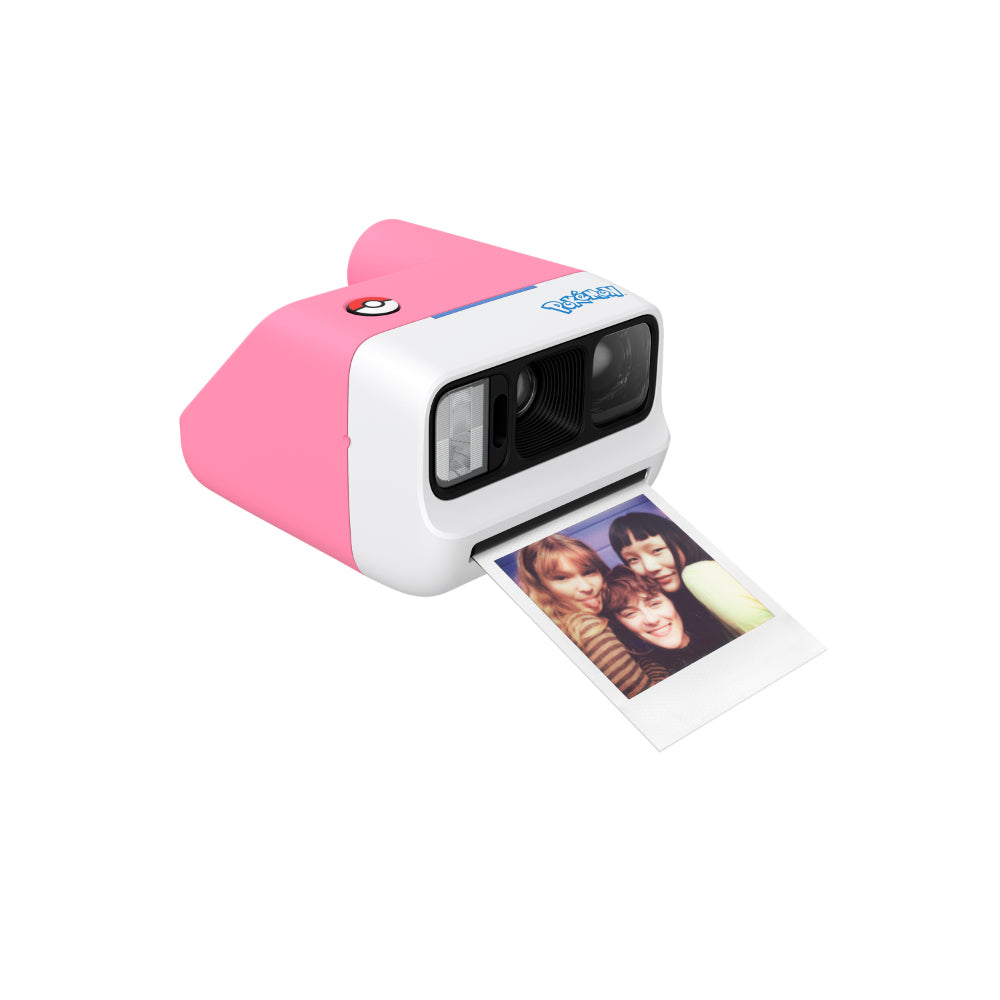 Polaroid Go Gen 3 Pokémon Edition Instant Camera | Pocket Analog Camera, Selfie Mirror, Self-Timer, Double Exposure, Strong Flash, 63.75mm Lens, USB-C, Custom Lanyard - Sylveon