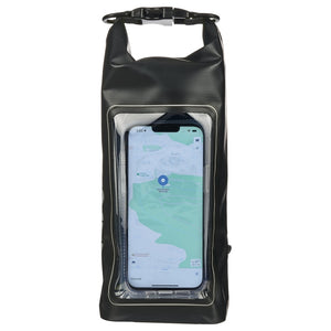 Pelican Marine Water Resistant 2L Dry Bag with Built-In Phone Pouch -  Stealth Black