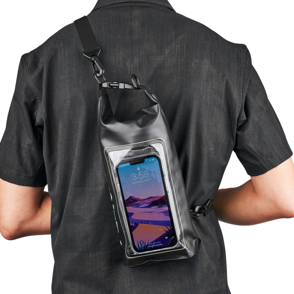 PELICAN Marine Waterproof Phone Case with 2L Dry Bag - Stealth