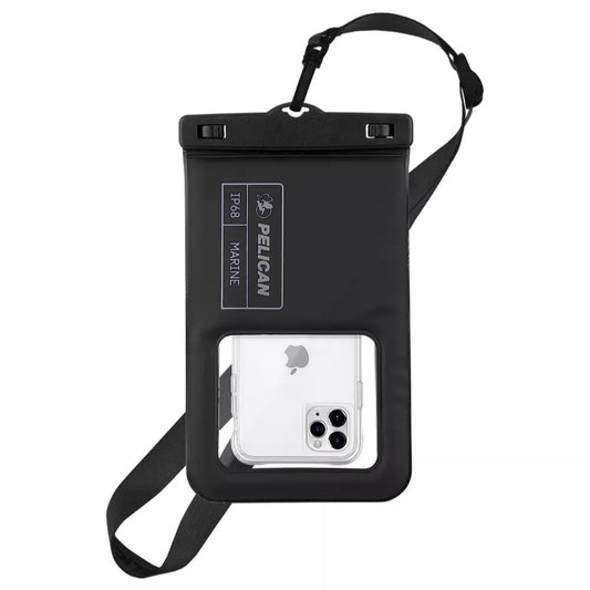 [OPEN BOX] PELICAN Marine Waterproof Floating Phone Pouch XL - Stealth Black