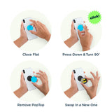 PopSockets PopGrip Licensed| Gel Phone Grip & KickStand, Removable Reusable Washable, Works with  Smooth Hard Plastic Case, Easy Remove Top for Wireless Charging - DC Comics Batman
