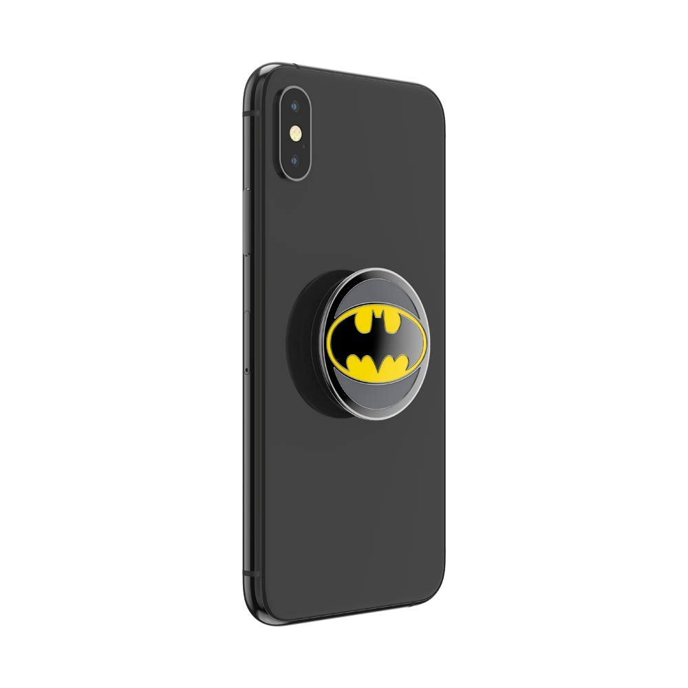 PopSockets PopGrip Licensed| Gel Phone Grip & KickStand, Removable Reusable Washable, Works with  Smooth Hard Plastic Case, Easy Remove Top for Wireless Charging - DC Comics Batman