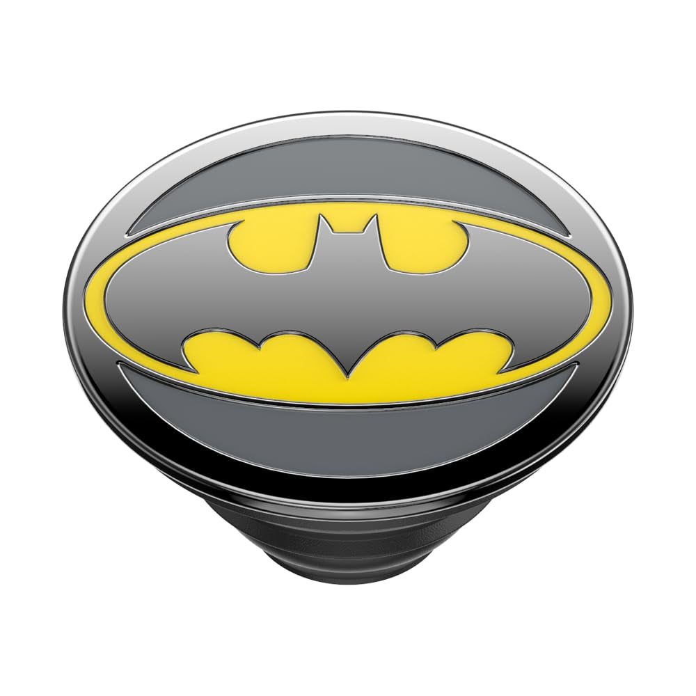 PopSockets PopGrip Licensed| Gel Phone Grip & KickStand, Removable Reusable Washable, Works with  Smooth Hard Plastic Case, Easy Remove Top for Wireless Charging - DC Comics Batman