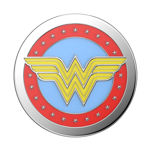PopSockets PopGrip Licensed| Gel Phone Grip & KickStand, Removable Reusable Washable, Works with  Smooth Hard Plastic Case, Easy Remove Top for Wireless Charging - DC Comics Womder Woman