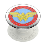 PopSockets PopGrip Licensed| Gel Phone Grip & KickStand, Removable Reusable Washable, Works with  Smooth Hard Plastic Case, Easy Remove Top for Wireless Charging - DC Comics Womder Woman
