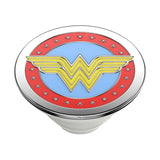 PopSockets PopGrip Licensed| Gel Phone Grip & KickStand, Removable Reusable Washable, Works with  Smooth Hard Plastic Case, Easy Remove Top for Wireless Charging - DC Comics Womder Woman
