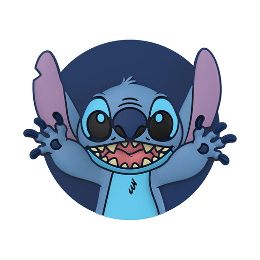 PopSockets PopGrip Licensed| Gel Phone Grip & KickStand, Removable Reusable Washable, Works with  Smooth Hard Plastic Case, Easy Remove Top for Wireless Charging - Walt Disney Stitch