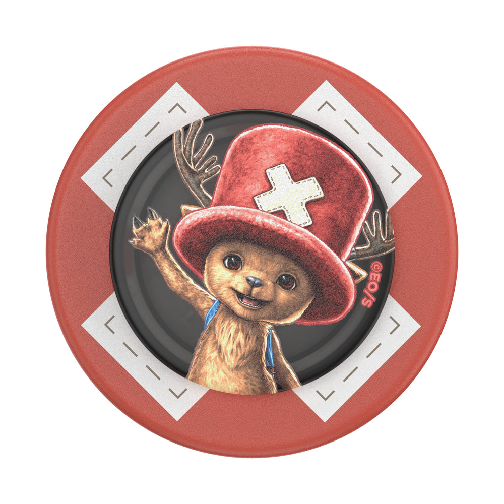 PopSockets MagSafe Licensed Grip & Stand| Magnetic Pop-up Phone Grip, Stable Stand, for iPhone 17/16/15/14/13/12, Included Adapter Ring for non-MagSafe Phones & Cases - One Piece Chopper