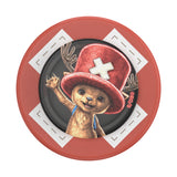 PopSockets MagSafe Licensed Grip & Stand| Magnetic Pop-up Phone Grip, Stable Stand, for iPhone 17/16/15/14/13/12, Included Adapter Ring for non-MagSafe Phones & Cases - One Piece Chopper