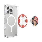 PopSockets MagSafe Licensed Grip & Stand| Magnetic Pop-up Phone Grip, Stable Stand, for iPhone 17/16/15/14/13/12, Included Adapter Ring for non-MagSafe Phones & Cases - One Piece Chopper