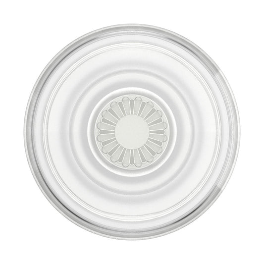 PopSockets PopGrip Standard| Gel Phone Grip & KickStand, Cemovable Ceusable Washable, Works with  Smooth Hard Plastic Case, Easy Remove Top for Wireless Charging - Clear