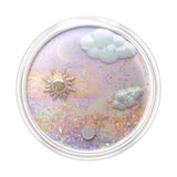 PopSockets PopGrip Premium | حامل هاتف جل مع مسند، قابل للإزالة وإعادة الاستخدام والغسل، متوافق مع أغطية بلاستيكية صلبة ناعمة، غطاء علوي سهل الإزالة للشحن اللاسلكي - تصميم دوامة الأحلام