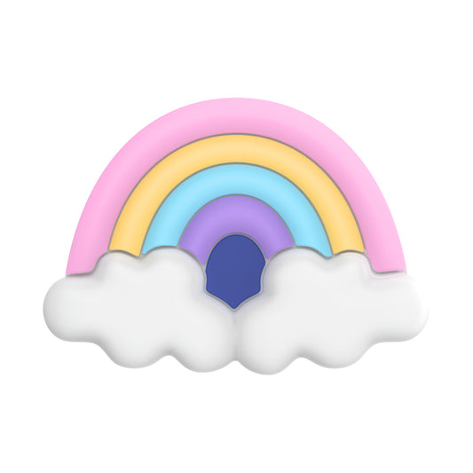 PopSockets PopGrip Premium| Gel Phone Grip & KickStand, Removable Reusable Washable, Works with  Smooth Hard Plastic Case, Easy Remove Top for Wireless Charging - Rainbow