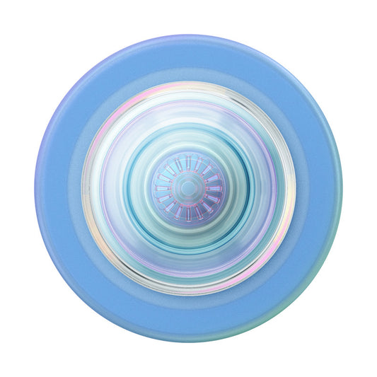 PopSockets MagSafe PopGrip Opalescent| Magnetic Phone Grip & Stand, Strong Magnet, for iPhone 15/14/13/12 & MagSafe Cases, Included Adapter Ring for non-MagSafe Phones & Cases - Blue