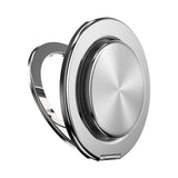 PopSockets MagSafe Kick-Out Grip & Stand| Magnetic Pop-up Phone Grip, Stable Stand, 360° Rotation, for iPhone 17/16/15/14/13/12, Included Adapter Ring for non-MagSafe Phones & Cases - Silver