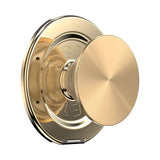 PopSockets MagSafe Luxe Kick-Out Grip & Stand| Magnetic Pop-up Phone Grip, Stable Stand, 360° Rotation, for iPhone 17/16/15/14/13/12, Included Adapter Ring for non-MagSafe Phones & Cases - Gold