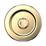 PopSockets MagSafe Luxe Kick-Out Grip & Stand| Magnetic Pop-up Phone Grip, Stable Stand, 360° Rotation, for iPhone 17/16/15/14/13/12, Included Adapter Ring for non-MagSafe Phones & Cases - Gold