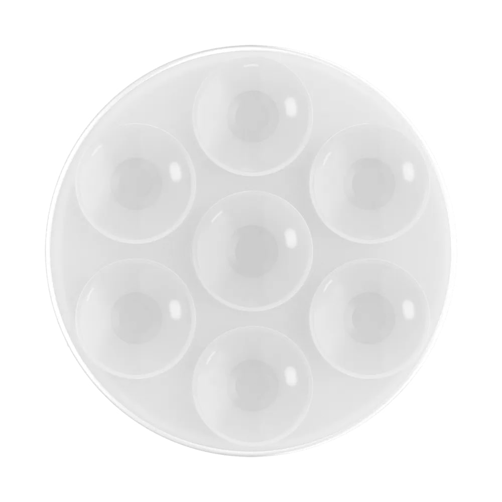 PopSockets MagSafe Suck-Up 3-in-1 Grip Stand Mount| Magnetic Phone Holder, Strong Hold on Mirrors & Flat Surfaces, for iPhone 17/16/15/14/13/12, Adapter Ring for non-MagSafe Phones & Cases - Clear