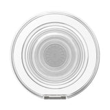 PopSockets MagSafe Luxe Kick-Out Grip & Stand| Magnetic Pop-up Phone Grip, Stable Stand, 360° Rotation, for iPhone 17/16/15/14/13/12, Included Adapter Ring for non-MagSafe Phones & Cases - Clear