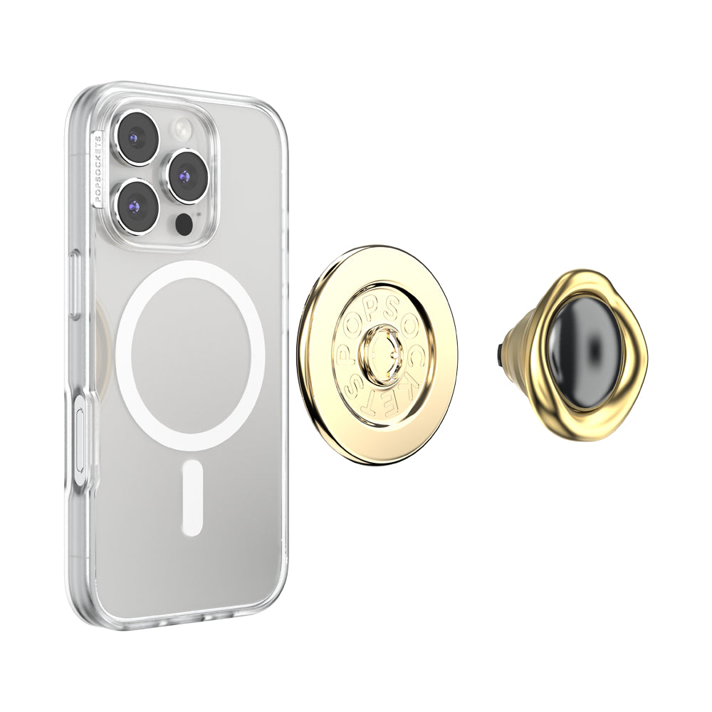 PopSockets MagSafe Licensed Grip & Stand| Magnetic Pop-up Phone Grip, Stable Stand, for iPhone 17/16/15/14/13/12, Included Adapter Ring for non-MagSafe Phones & Cases - Eye of the Beholder