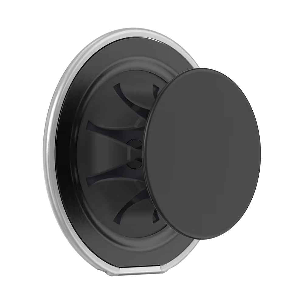 PopSockets MagSafe Low-Pro Grip & Stand, Magnetic Phone Grip & Kickstand for MagSafe-Compatible iPhone Cases, Low-Profile Design, Hands-Free Viewing & Secure Grip, Black