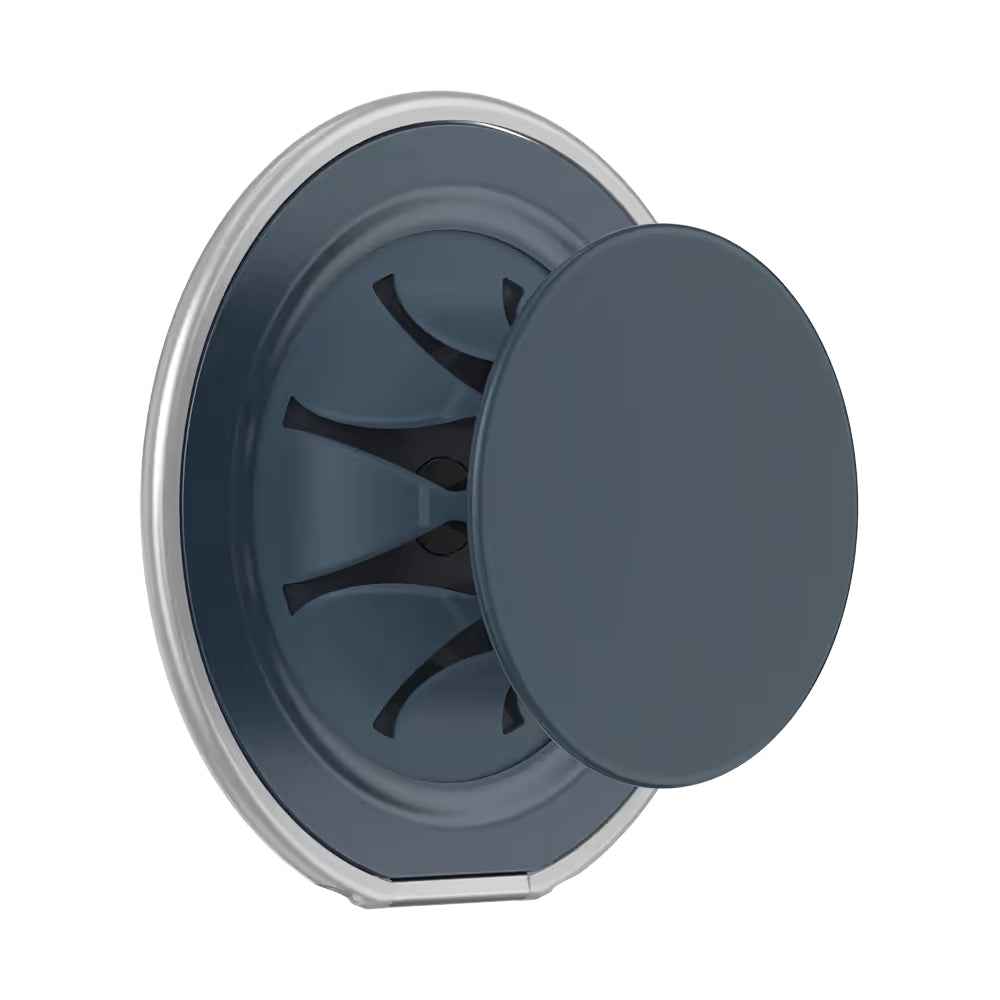 PopSockets MagSafe Low-Pro Grip & Stand, Magnetic Phone Grip & Kickstand for MagSafe-Compatible iPhone Cases, Low-Profile Design, Hands-Free Viewing & Secure Grip, Navy