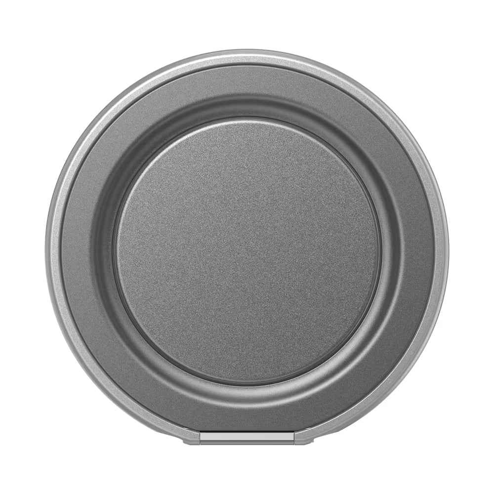 PopSockets MagSafe Low-Pro Grip & Stand, Magnetic Phone Grip & Kickstand for MagSafe-Compatible iPhone Cases, Low-Profile Design, Hands-Free Viewing & Secure Grip, Gunmetal