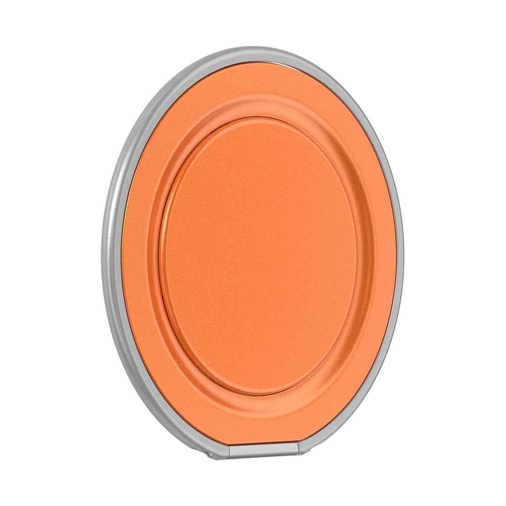 PopSockets MagSafe Low-Pro Grip & Stand, Magnetic Phone Grip & Kickstand for MagSafe-Compatible iPhone Cases, Low-Profile Design, Hands-Free Viewing & Secure Grip, Orange